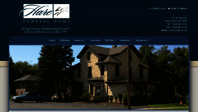 What Harefuneralhome.com website looked like in 2019 (4 years ago)