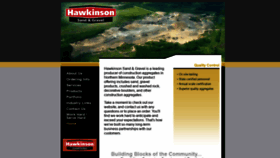 What Hawkinsonsandandgravel.com website looked like in 2019 (4 years ago)