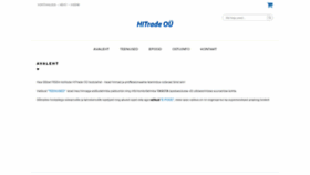 What Hitrade.ee website looked like in 2019 (4 years ago)