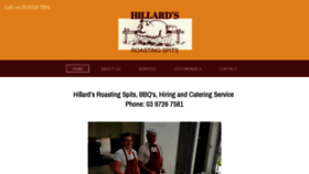 What Hillardsroastingspits.com.au website looked like in 2019 (4 years ago)