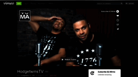 What Hodgetwins.tv website looked like in 2019 (4 years ago)