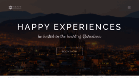 What Happyapartmentsbarcelona.com website looked like in 2019 (4 years ago)