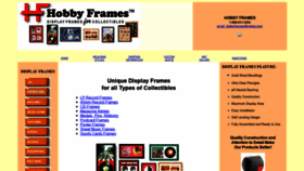 What Hobbyframes.com website looked like in 2019 (4 years ago)