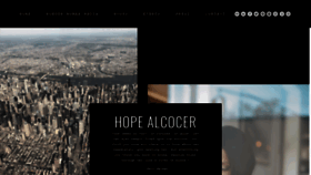 What Hopealcocer.com website looked like in 2019 (4 years ago)