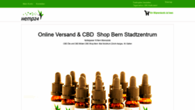 What Hemp24.ch website looked like in 2019 (4 years ago)