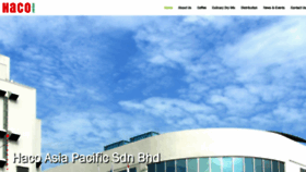What Hacoasiapacific.com website looked like in 2019 (4 years ago)