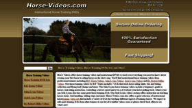 What Horse-videos.com website looked like in 2019 (4 years ago)