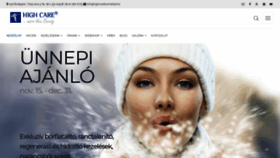 What Highcarekozmetika.hu website looked like in 2019 (4 years ago)