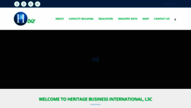 What Heritagebusiness.org website looked like in 2019 (4 years ago)