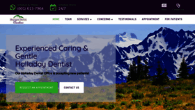 What Holladaydentalexcellence.com website looked like in 2019 (4 years ago)