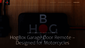What Hog-box.com website looked like in 2019 (4 years ago)