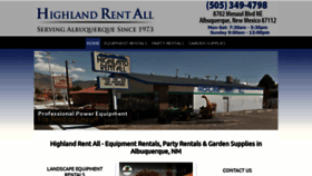 What Highlandrentall.net website looked like in 2019 (5 years ago)