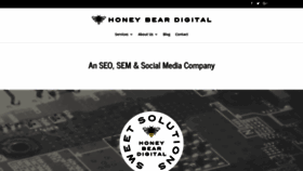What Honeybeardigital.com website looked like in 2019 (4 years ago)