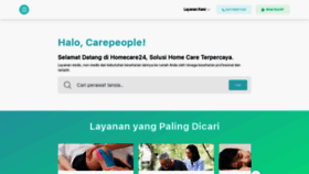What Homecare24.id website looked like in 2019 (4 years ago)