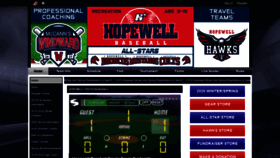 What Hopewellbaseball.org website looked like in 2019 (4 years ago)