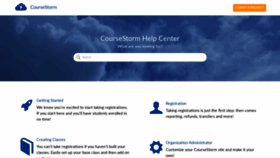 What Help.coursestorm.com website looked like in 2019 (4 years ago)