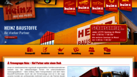 What Heinz-baustoffe.de website looked like in 2019 (4 years ago)