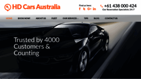 What Hdcars.com.au website looked like in 2019 (4 years ago)
