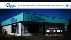What Hotstuffspas.com website looked like in 2019 (4 years ago)
