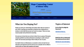 What Hopecounselingcenter.net website looked like in 2019 (4 years ago)
