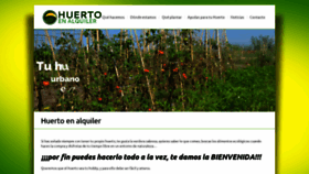 What Huertoenalquiler.es website looked like in 2019 (4 years ago)