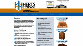 What Herts-storage.co.uk website looked like in 2019 (4 years ago)