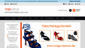 What Holga-dance.de website looked like in 2019 (5 years ago)