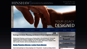 What Hinshawestateplanning.com website looked like in 2019 (4 years ago)