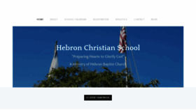 What Hebronchristianschool.com website looked like in 2019 (4 years ago)