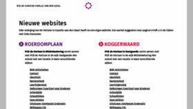 What Horizoncapelle.nl website looked like in 2019 (4 years ago)