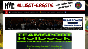 What Hvehandball.de website looked like in 2019 (4 years ago)