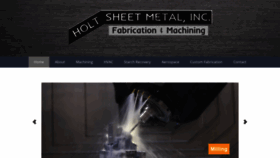What Holtsheetmetal.com website looked like in 2019 (4 years ago)