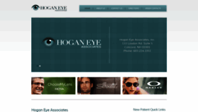 What Hoganeye.com website looked like in 2019 (4 years ago)