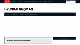 What Hyundaianlac.vn website looked like in 2019 (4 years ago)