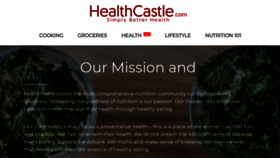 What Healthcastle.com website looked like in 2019 (4 years ago)