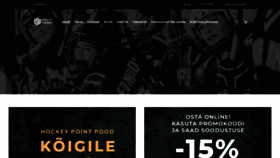 What Hockeypoint.ee website looked like in 2019 (4 years ago)