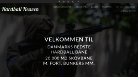 What Hardballheaven.dk website looked like in 2019 (4 years ago)