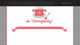 What Himmelsglitzerdings.de website looked like in 2019 (4 years ago)