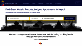 What Hotelnepal.com website looked like in 2019 (4 years ago)