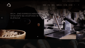 What Homebarista.sk website looked like in 2019 (4 years ago)