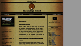 What Hialeahhigh1964.com website looked like in 2019 (4 years ago)