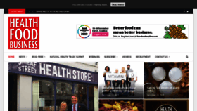 What Healthfoodbusiness.co.uk website looked like in 2019 (4 years ago)
