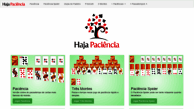 What Hajapaciencia.com.br website looked like in 2019 (4 years ago)