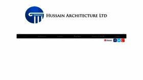 What Hussainarchitecture.co.uk website looked like in 2019 (6 years ago)
