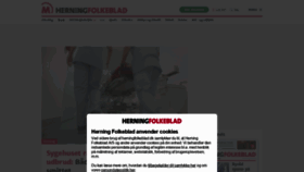 What Herningfolkeblad.dk website looked like in 2019 (4 years ago)