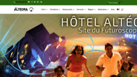 What Hotel-alteora-site-du-futuroscope.com website looked like in 2019 (4 years ago)