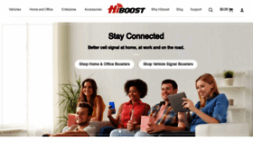 What Hiboost.com website looked like in 2019 (4 years ago)