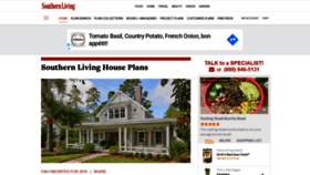What Houseplans.southernliving.com website looked like in 2019 (4 years ago)