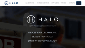 What Haloprogram.com website looked like in 2019 (4 years ago)