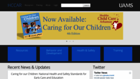 What Healthychildcarear.org website looked like in 2019 (4 years ago)